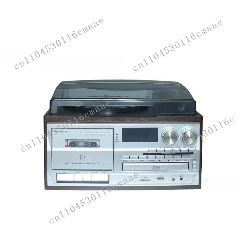 Vinyl record player CD player Phonograph CD tape U disk radio FM/AM integrated Bluetooth phonograph