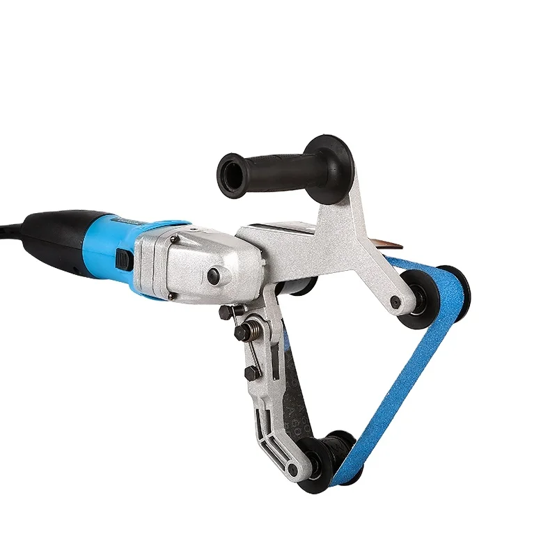 Handheld 800W Stainless Steel Pipe Polisher Variable Speed Belt Sander Top-level Research Portable Polishing Tool