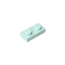 Gobricks GDS-502 platte 1x2 kompatibel mit Lego 3023 6225 Stück DIY-Baustein für Kinder