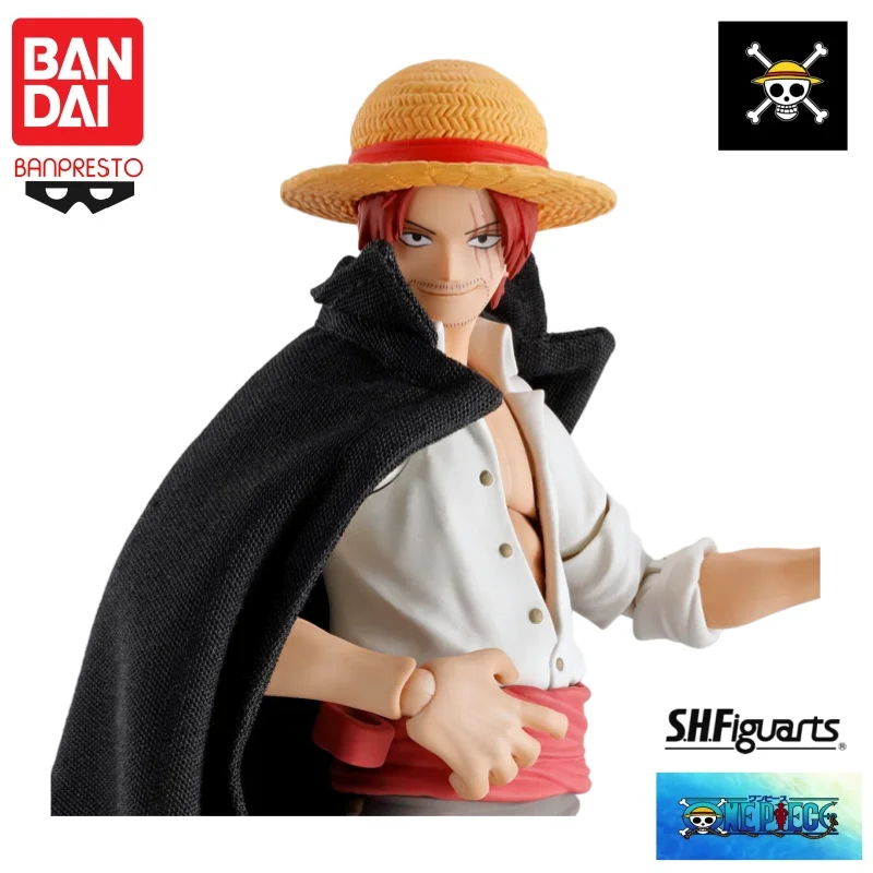 

Bandai Original In Stock One Piece BANPRESTO Romance Dawn Shanks Monkey D Luffy Фигурка Совершенно новая фигурка гаража в штучной упаковке в подарок