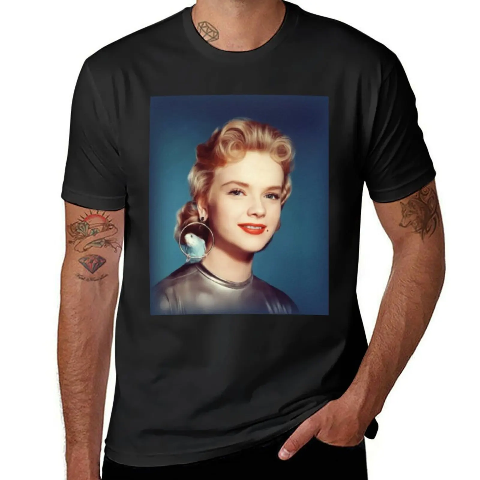 Anne Francis, Movie Legend T-Shirt summer clothes tops tshirts for men