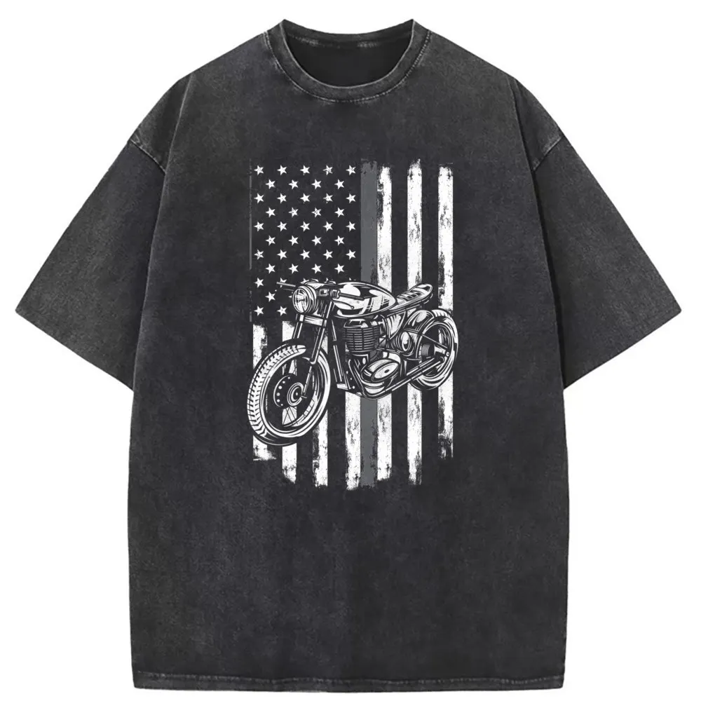 

Vintage Retro Motorcycle USA Flag Funny Motorcycle Engines T Shirt Oversized Unique Ostern Day Long Sleeve Sweatshirts