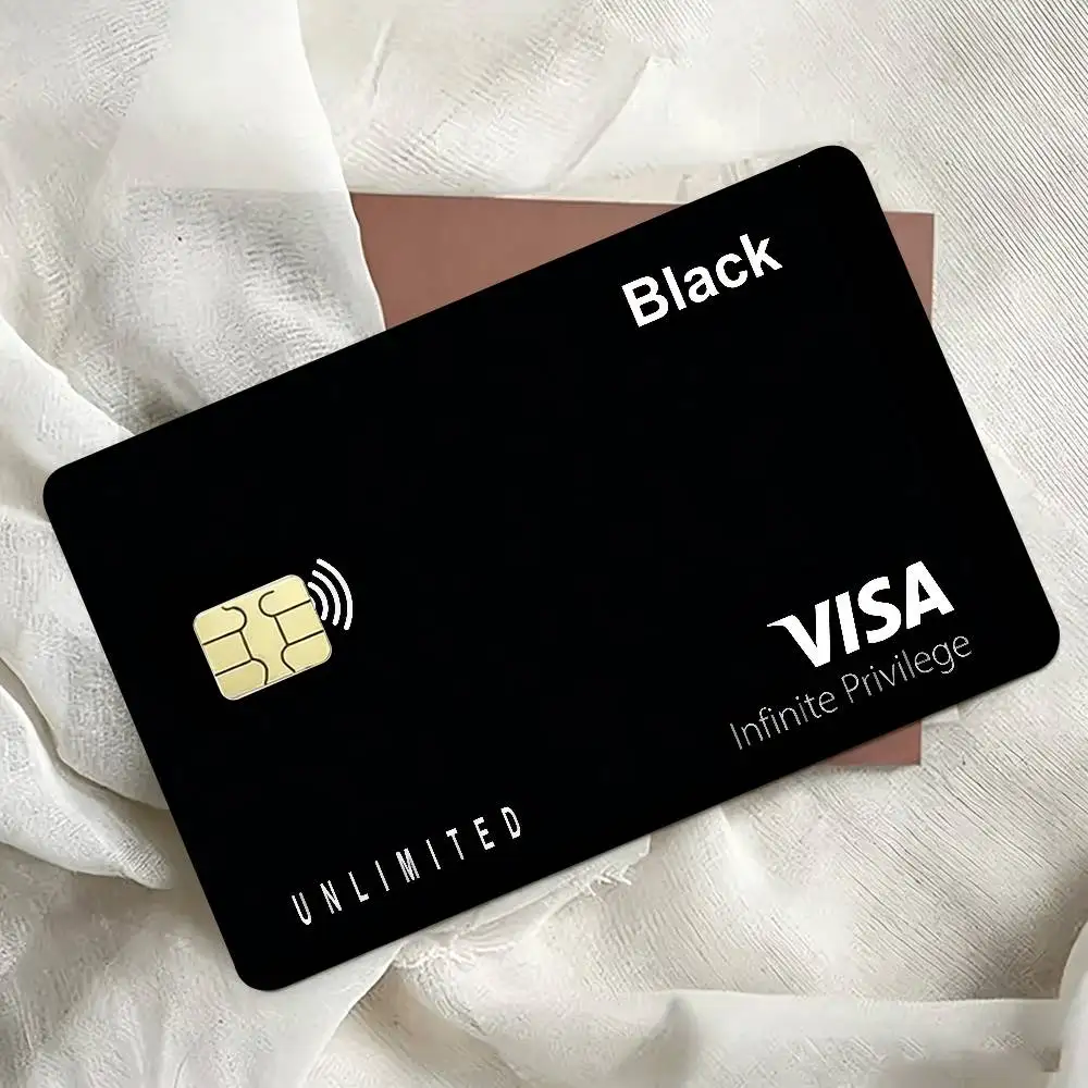 Fashion V-VISA logo  Credit Card Debit Card Waterproof Sticker Bank Bus Card Protective Film Sticker