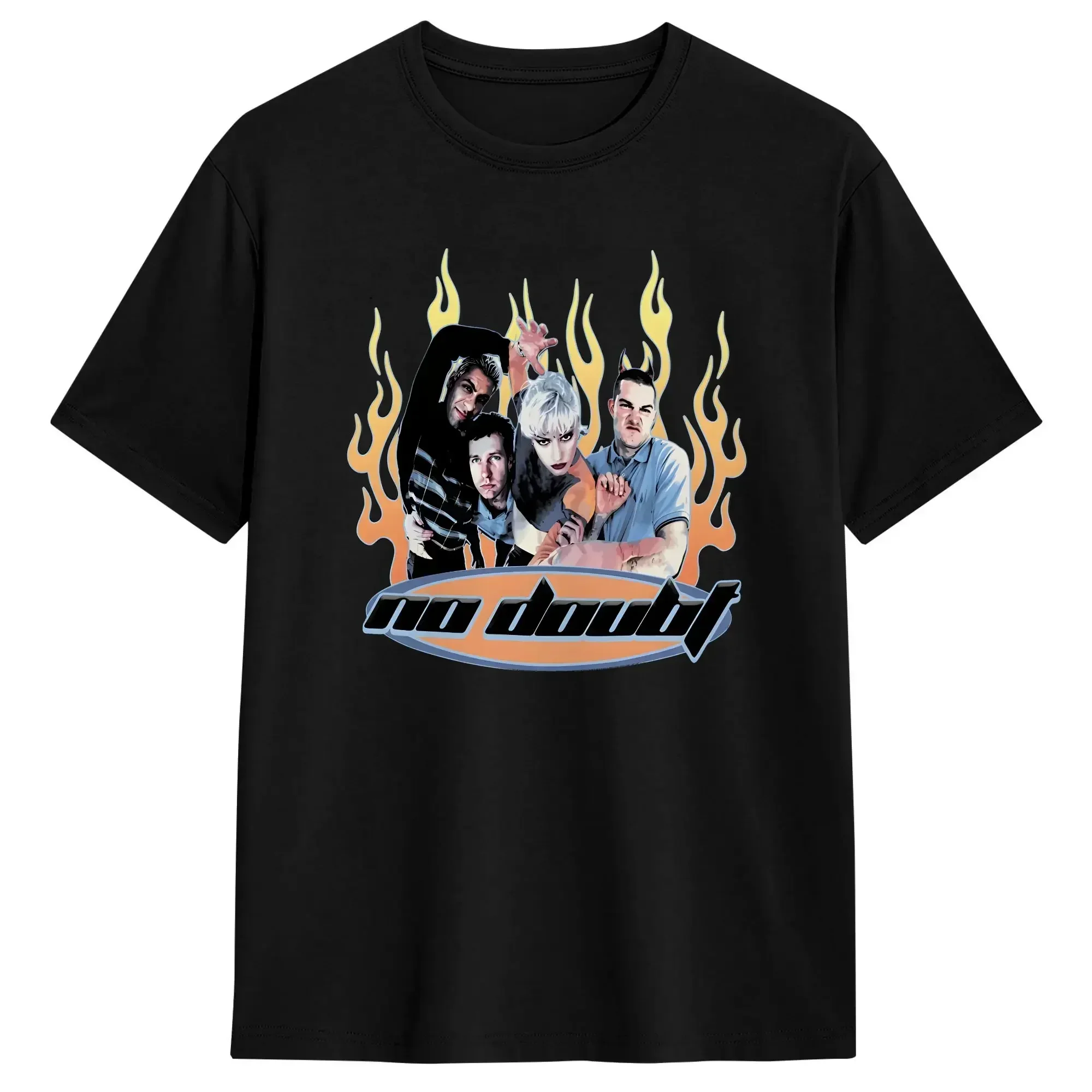 Novelty Rock No Doubt Band Tour 2026 T-Shirt for Men Crewneck 100% Cotton T Shirts  Short Sleeve Tee Shirt Gift Idea Tops