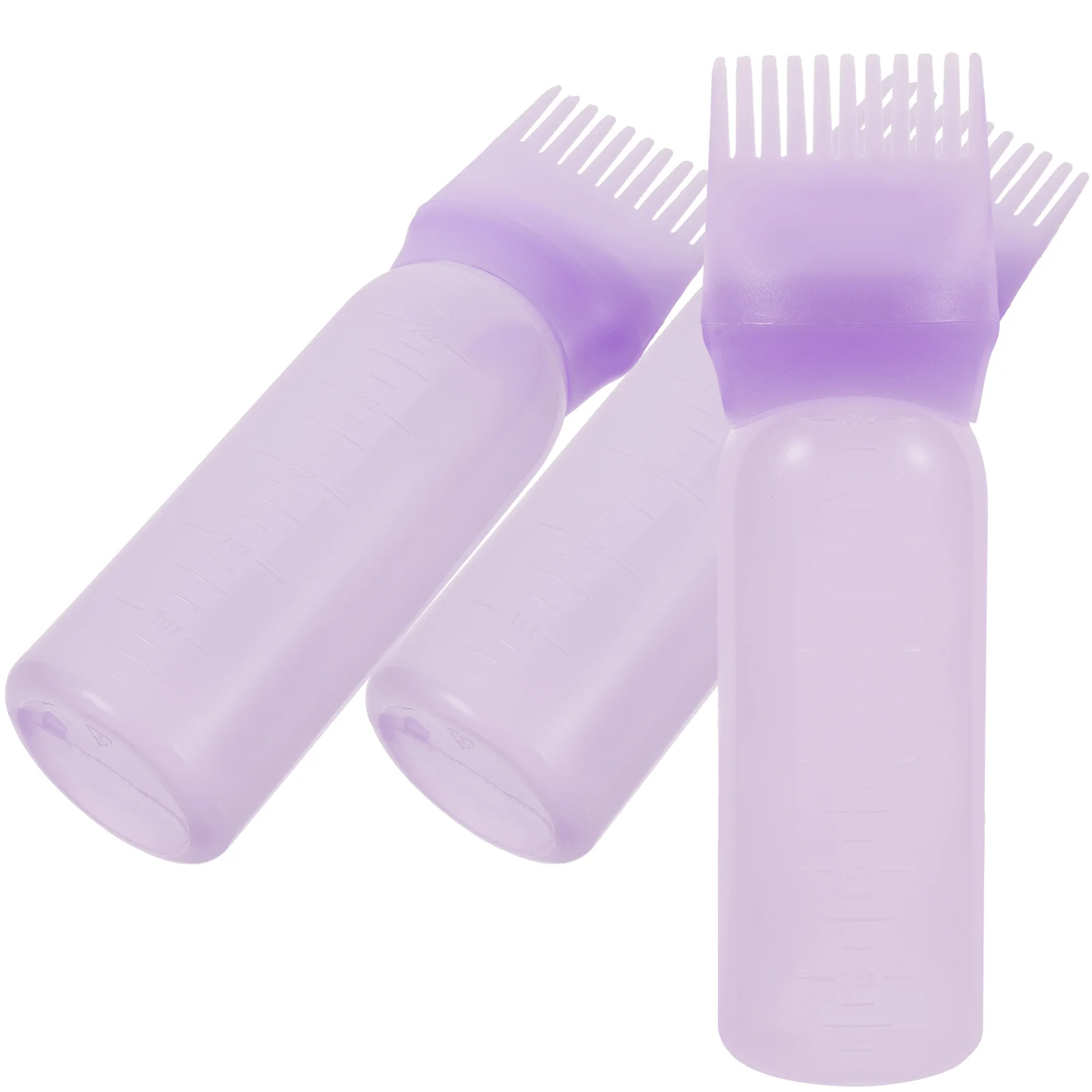 

3 Pcs Perm Potion Bottle Water Applicator Hair Dye Bottles for Scalp Root Comb Spray Travel