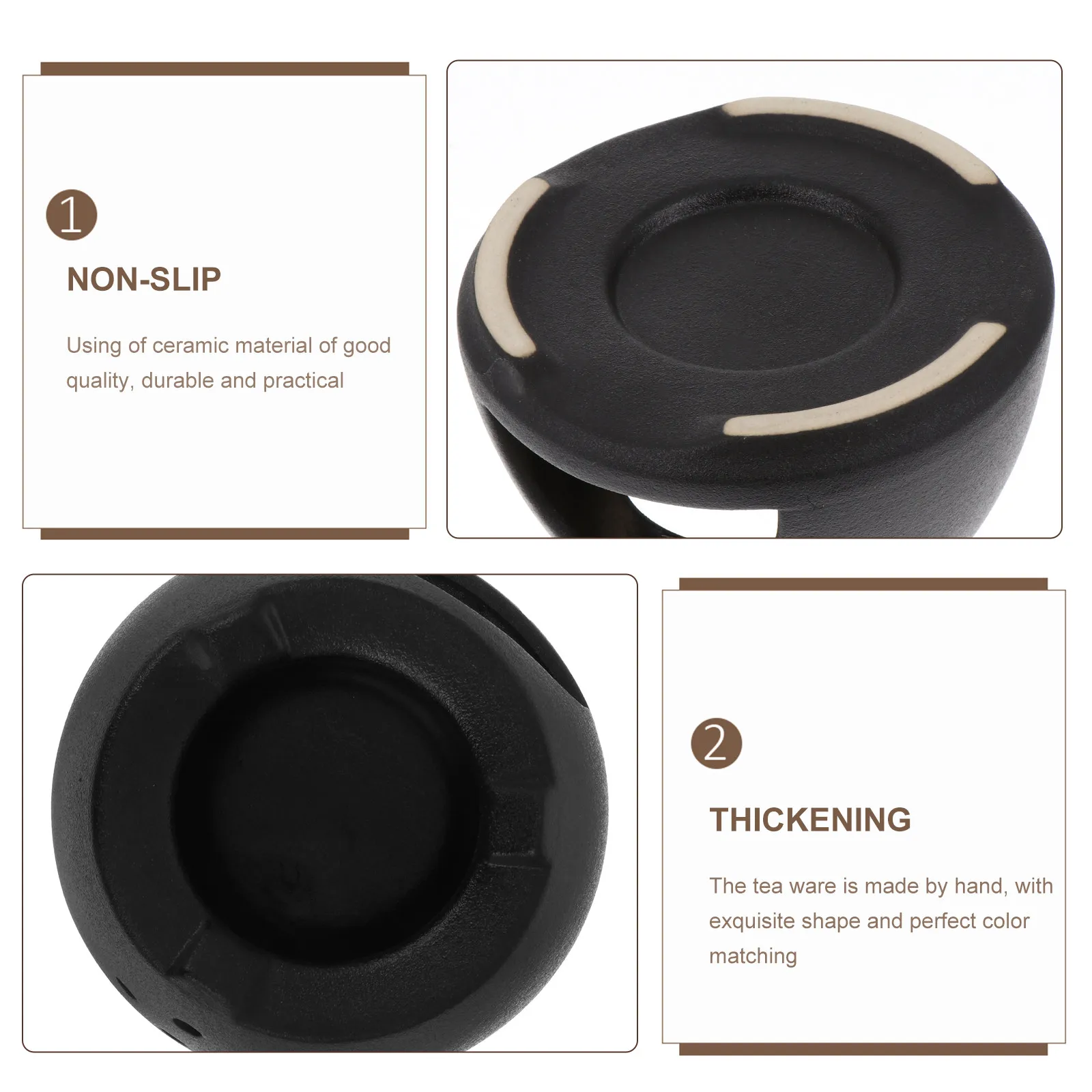 1Pcs Ceramic Teapot Heater Teapot Insulation Heating Base Fine Craftsmanship Exquisite Shape Perfect Color Matching Tea
