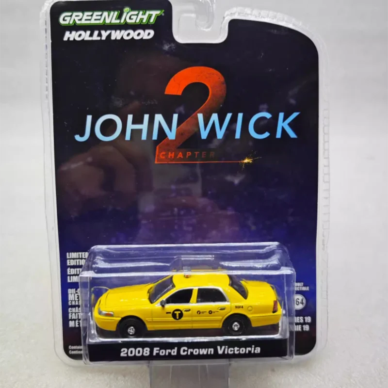 

Greenlight 1:64 Scale 2008 Crown Taxi Alloy Simulation Car Model Static Collection Decorated Holiday Toys Souvenir Gift