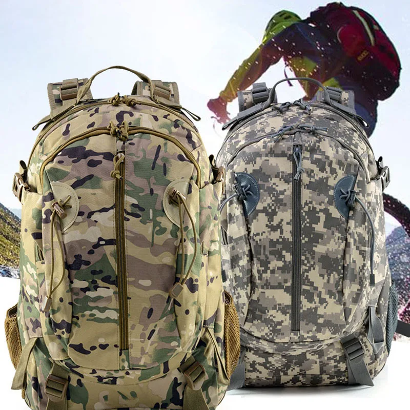 

Outdoor Camouflage Backpacks Men's New Oxford Large Capacity Sports Cloth Waterproof Bag Tactical Backpack