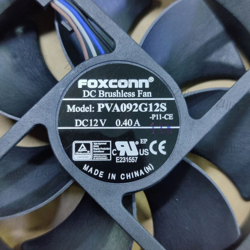 S New for Foxconn PVA092G12S 12V 0.4A 4Pin cooling fan#QW