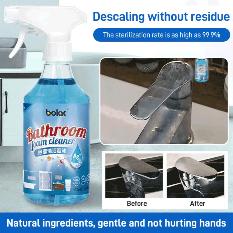Multifunctional Bathroom Cleaner Stain Remover Powerful Harmless Cleaning Spray Remover Dirt Scale