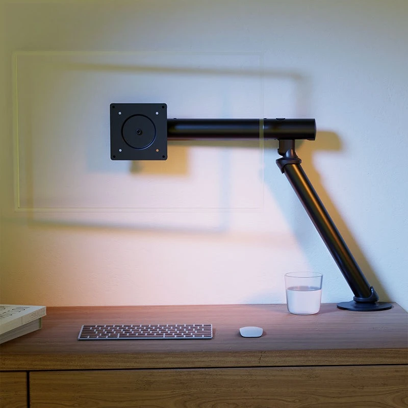 New monitor bracket single screen 12KG load-bearing 15-36 inch air pressure arm computer monitor