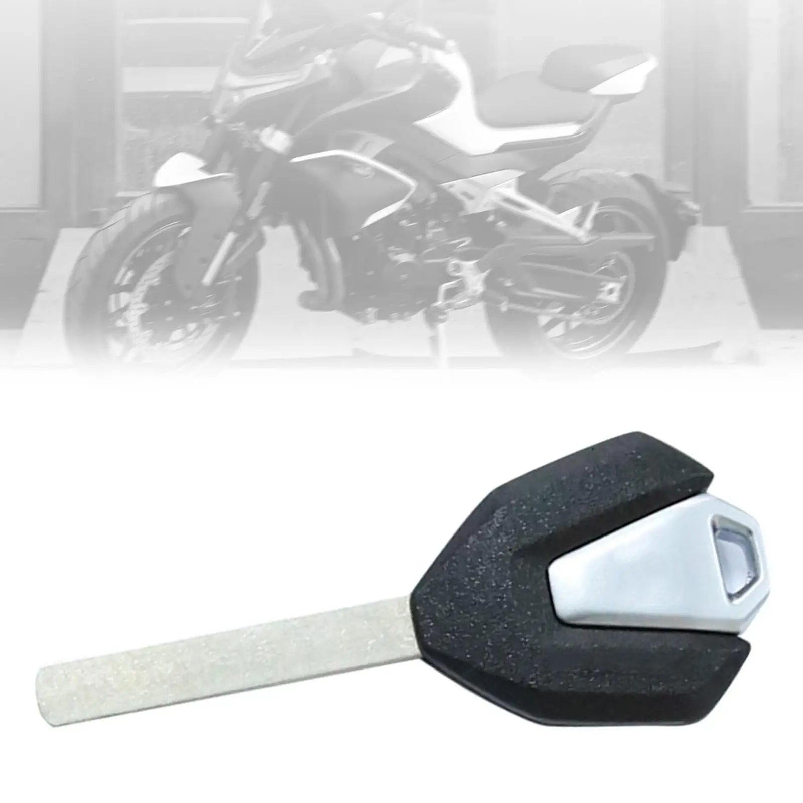 Motorbike Uncut Blank Key Replacement Sturdy Metal Blade Portable Spare for CFMOTO 250SR Easy Carry