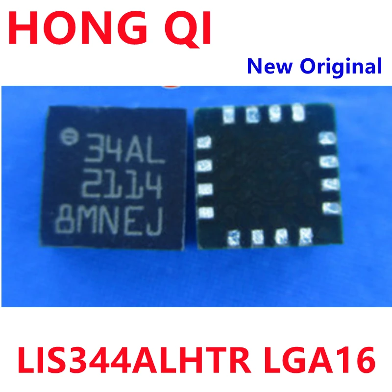 

2Pcs/lot LIS344ALHTR LIS344ALH 34AH ACCELEROMETER 2-6G ANALOG 16LGA New Original