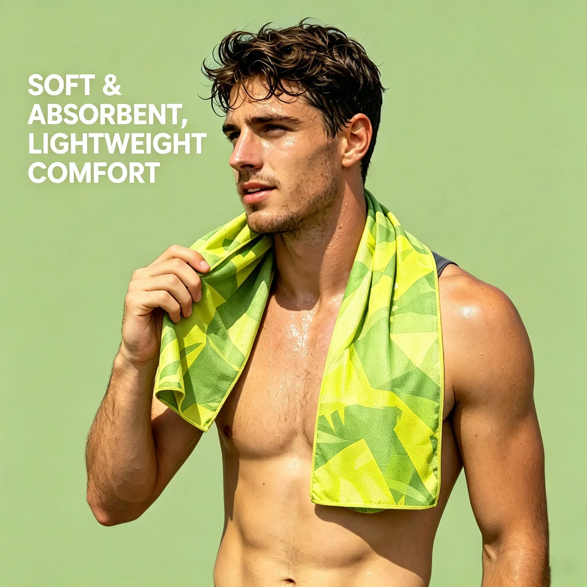 30x100cm Printed Cooling Towel Ice Instant Chill Fabric Stay Cool for Yoga Gym Running Workout Sweat Wipe Quick Dry Sports Towel