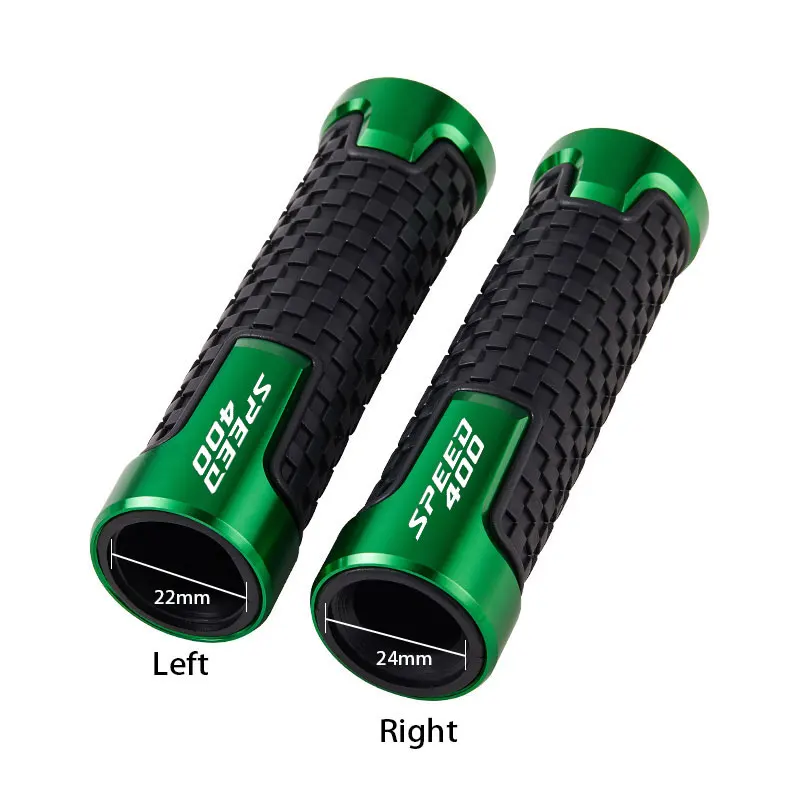 For Triumph Speed 400 Scrambler 400X 400 X 2023-2026 Motorcycle Handlebar Grips CNC aluminum Rubber Hand Thruster Grips ﻿