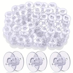 20/50pcs Sewing Bobbin Spool Transparent Plastic Sewing Bobbin For Multiple Sewing Machine