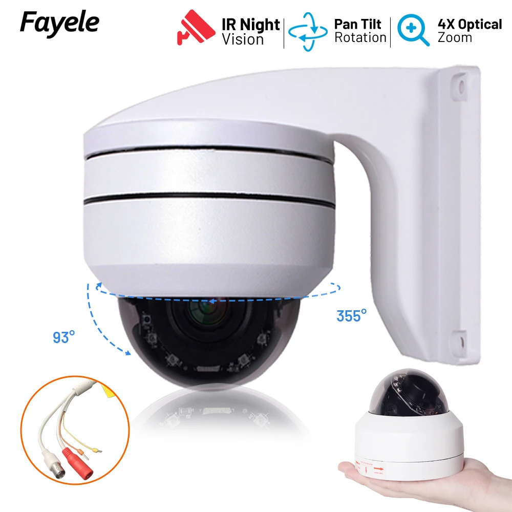 RU 2MP AHD Dome PTZ 4X Zoom 1080P Home Video Surveillance Protection 5MP HD Analog BNC UTC RS485 Street cam