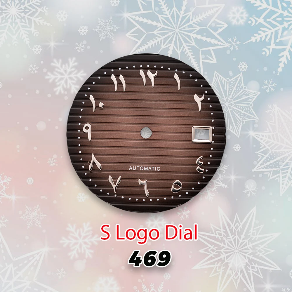 30.5 مللي متر S شعار NH35 العربية نوتيلوس الهاتفي لا الأيدي صالح NH35/NH36/4R/7S حركة لا مضيئة ساعة تعديل الملحقات