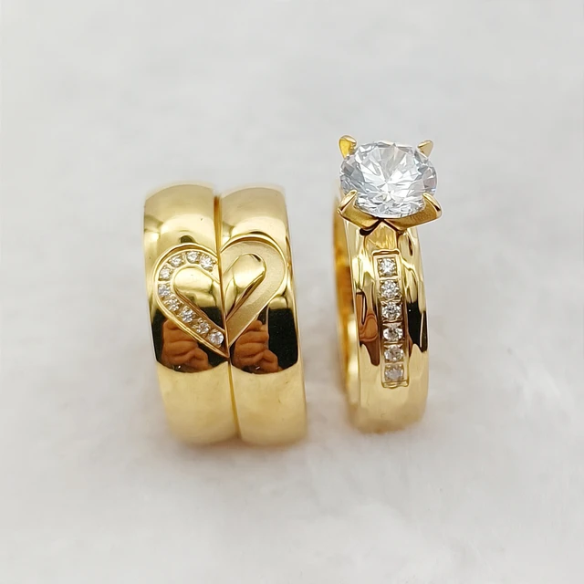 Anillos de fashion oro para pareja