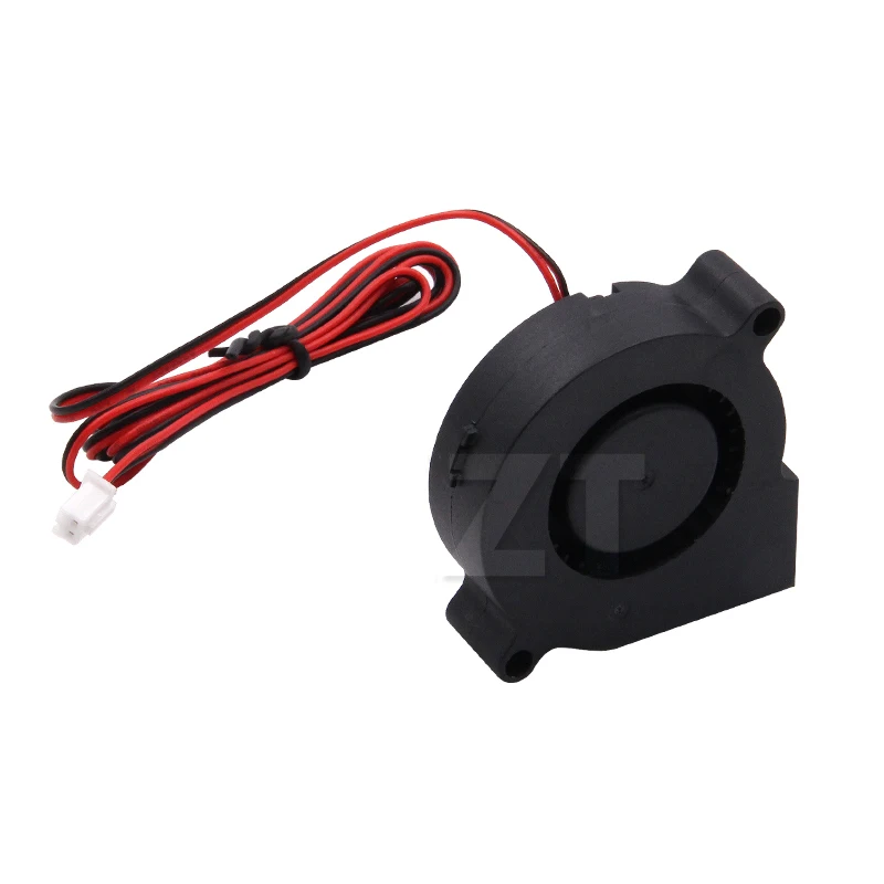 1PCS 2 Wires Brushless DC Cooling Blower Fan 5015S 12V 0.14A 50x15mm high quality Ultra quiet