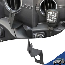 Uchwyt mikrofonu CB Uchwyt mikrofonu ręcznego Uchwyt radiowy Walkie Talkie Stojak do Jeep Wrangler JL JT 2018-2024 Akcesoria wewnętrzne