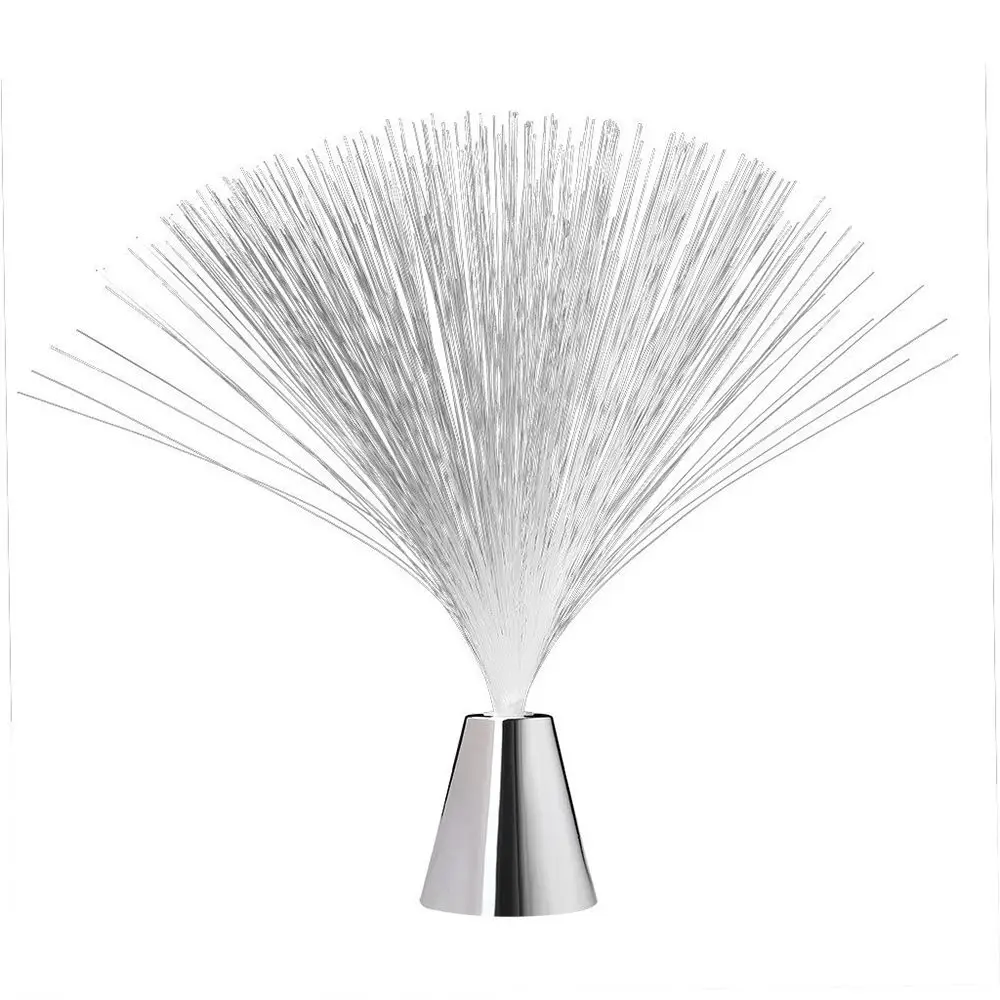 Battery Powered Fiber Optic Lamp Cone Base Multicolor Fiber Optic Night Light Colourful Changing LED Fiber Optic Light Bedroom