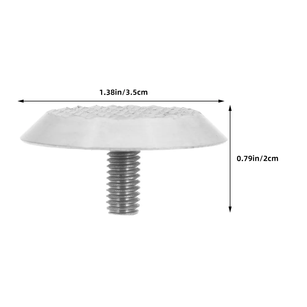 6Pcs Stainless Steel Tactile Warning Studs Blind Sidewalk Guide Nails for Public Spaces Airports Subways Gardens Indoor Outdoor