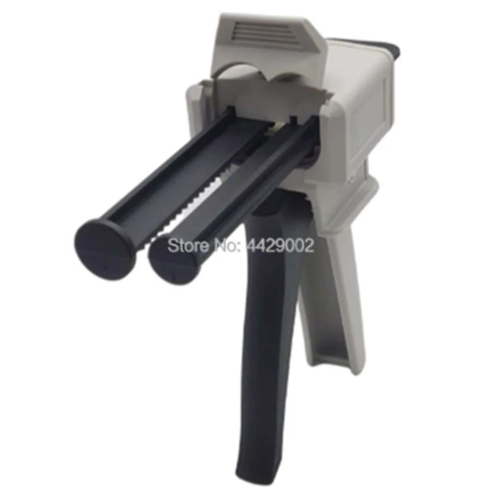 Kartuschenpistolen 50ml 1:1 Epoxidharz AB Klebepistole Bigbong Epoxies Zweikomponenten-Handpistole Quadratischer Rückseitenausgießer Klebepistole – Detail 5