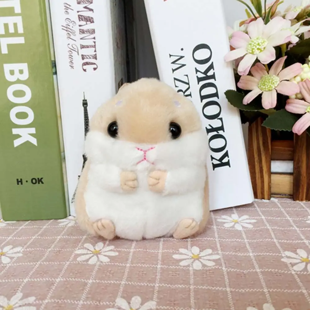 Kawaii Cute Stuffed Animal Mouse Toy Key Chain Hamster Doll Birthday Gift