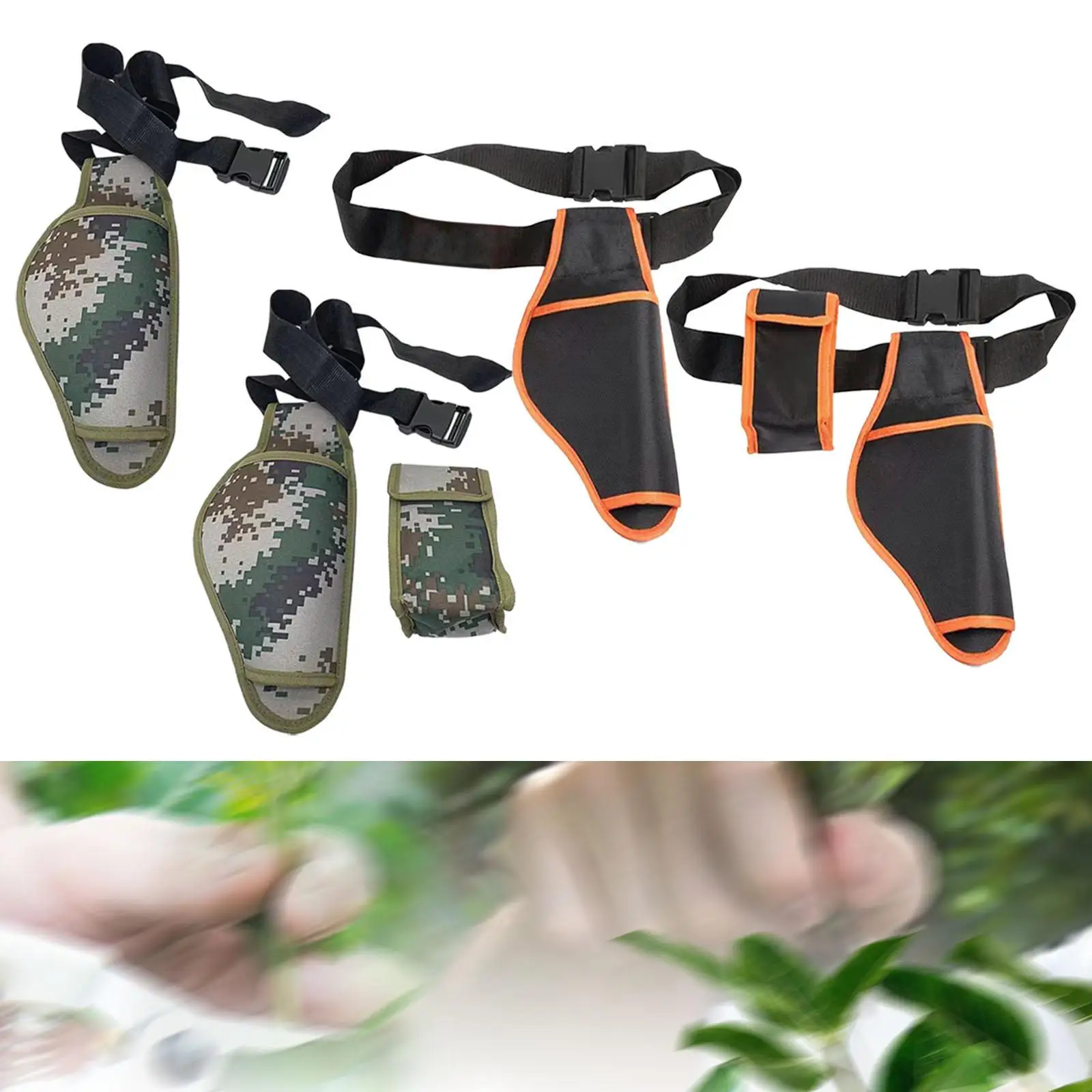 Horticulture Electric Scissors Waist Pack Durable Tool Holder Bag for Garden Pruning Shears Storage