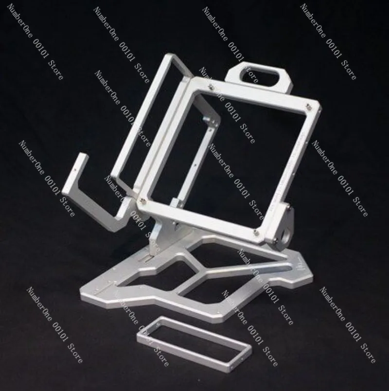 Aluminum Open Frame Mini ITX Case Open Air Test Bench Support ATX/SFX PSU 360mm AIO Water Cooling PC Chassis
