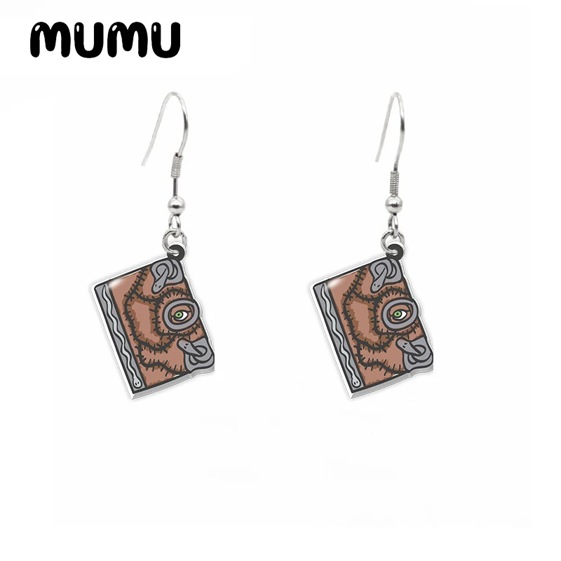 2024 New Hocus Pocus Dangle Earring Mary Sara Winnie Acrylic Earrings Handmade Jewelry Epoxy Resin Fish Hook Earring