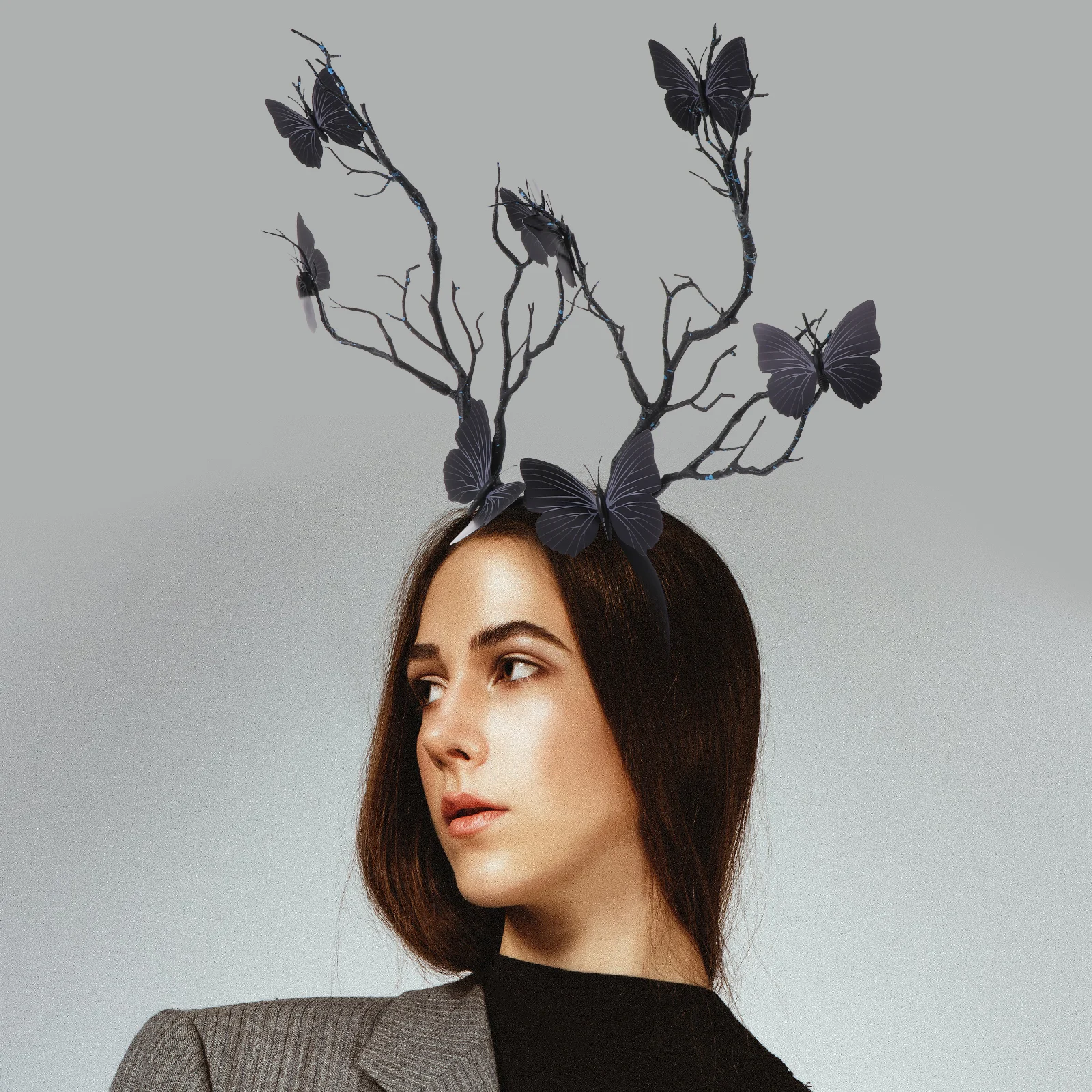 1 pçs chifre de veado halloween bandana acessório de cabelo festa cocar cosplay traje festival argola de cabelo fornecimento de festa de halloween