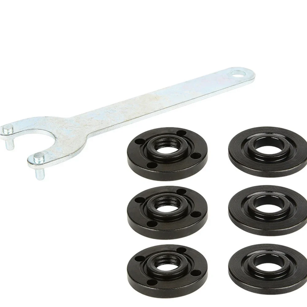 

Набор из 7 пресс-плоскогубцев для угловых шлифовальных машин из углеродистой стали (5, 8, 11 дюймов) с внутренними и внешними гайками для шлифовальных инструментов