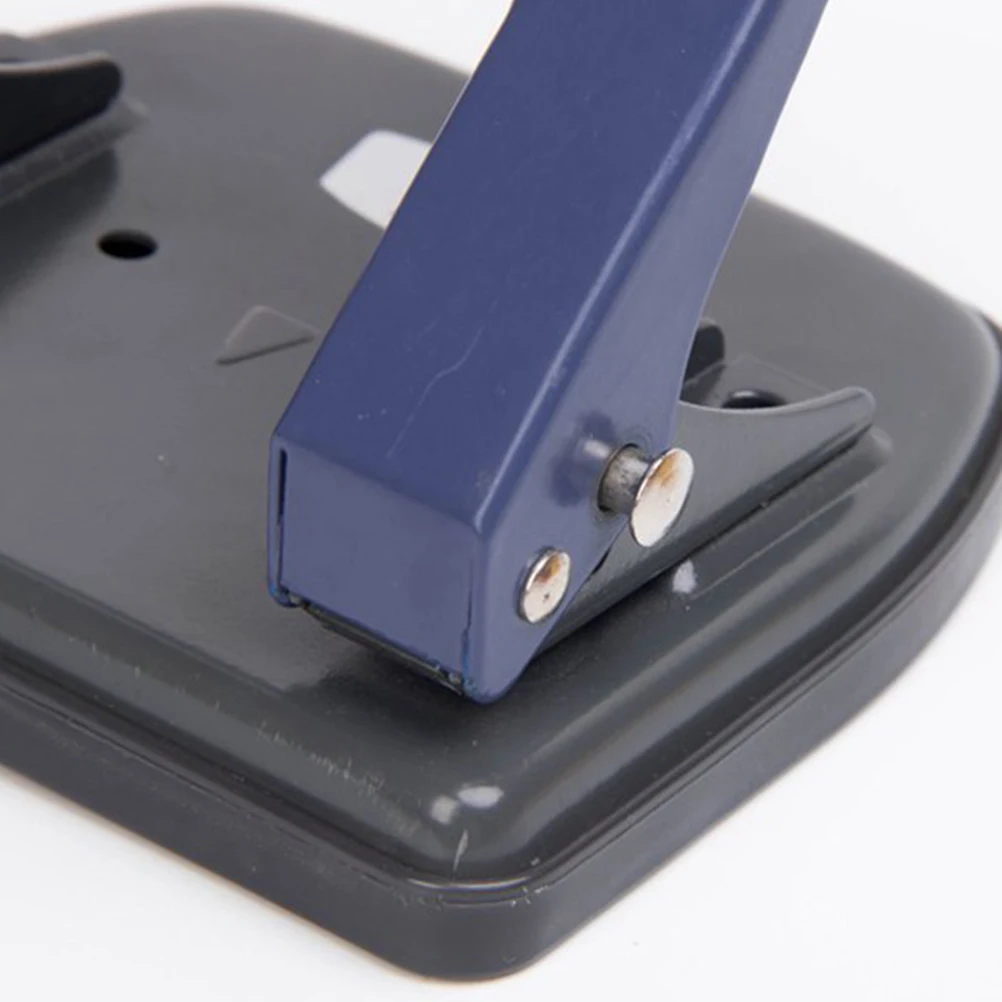 2 Hole Punch Heavy Duty Metal Craft Paper Cutter For Diy Scrapbooking Binding Supplies Durable Easy Grip Handle Quick Chip
