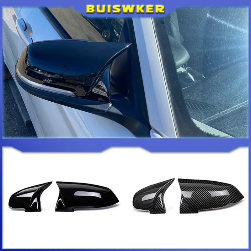 

For BMW 1 2 3 4 Series and X M Series 220i 328i 420i F20 F21 F22 F23 F30 F32 F33 F36 X1 – 2-piece set of side mirror covers