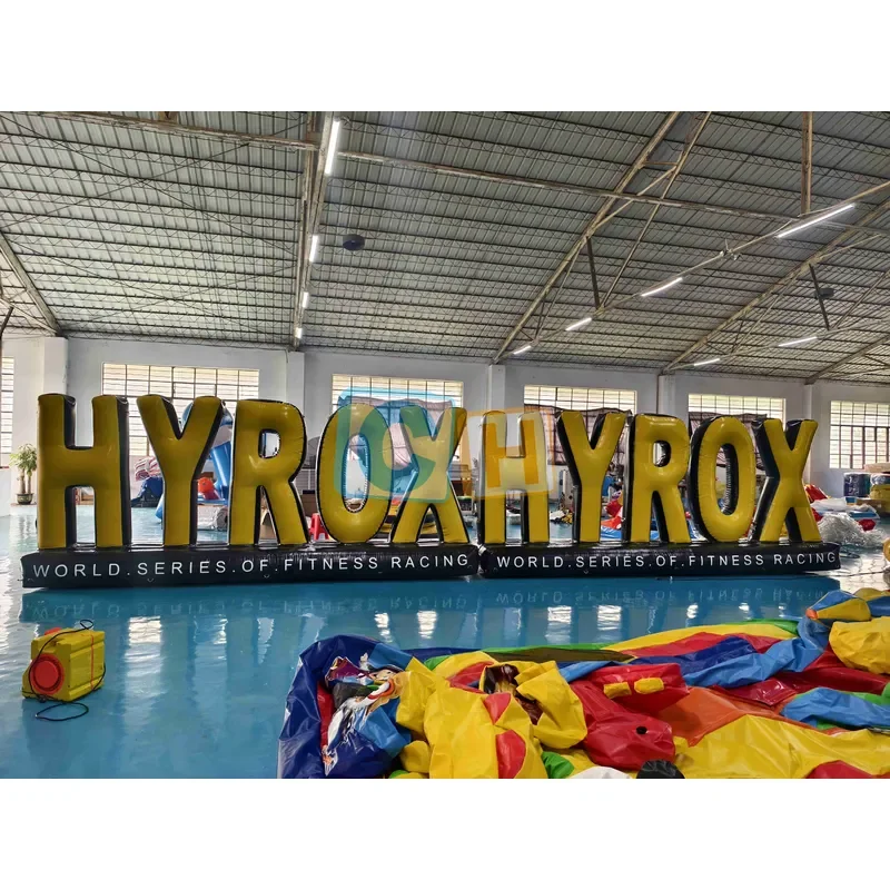 for Custom Letters Billboard Inflatable Advertising Balloon with Digital Printing Airtight Design Over 12ft Dimensions