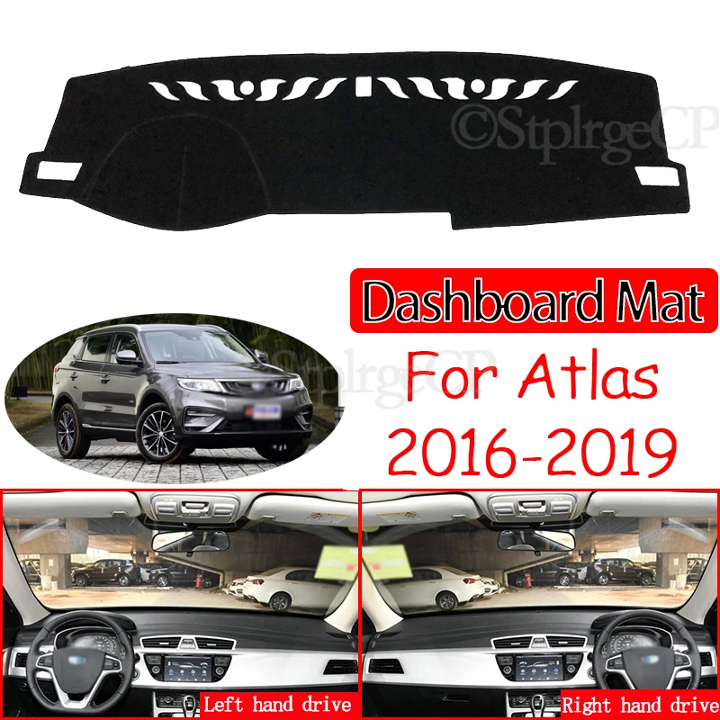 

Anti-Slip Mat Dashboard Cover Sunshade Dashmat Protect Accessories for Geely Atlas Boyue Emgrand X7 Sport 2016 2017 2018 2019
