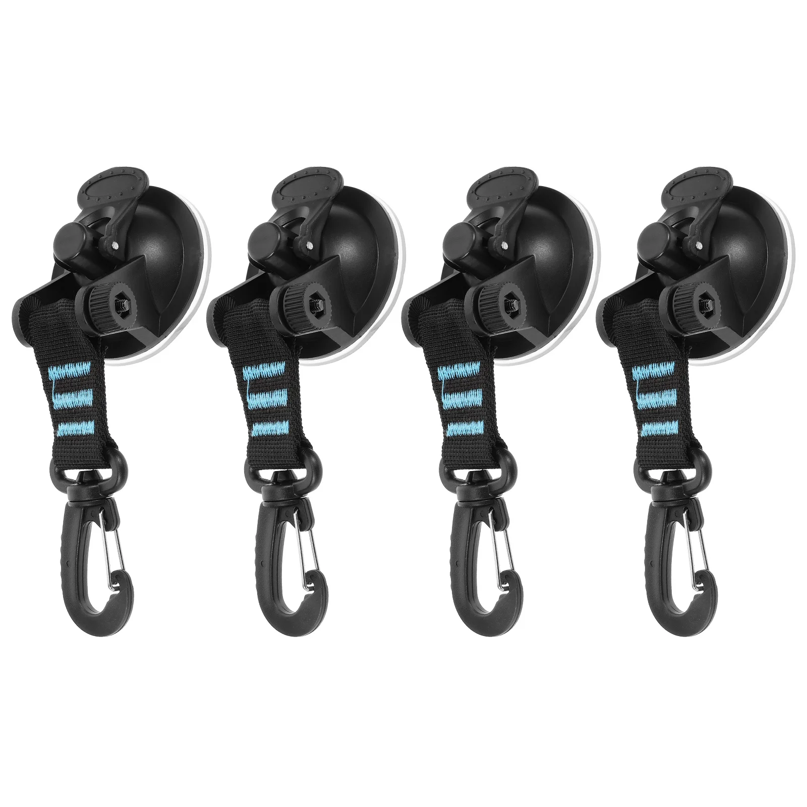

4 Pcs Suction Cup Hook Multifunctional Hooks Universal Camping Heavy-duty Outdoor Decor Canvas Strong Canopy Cups