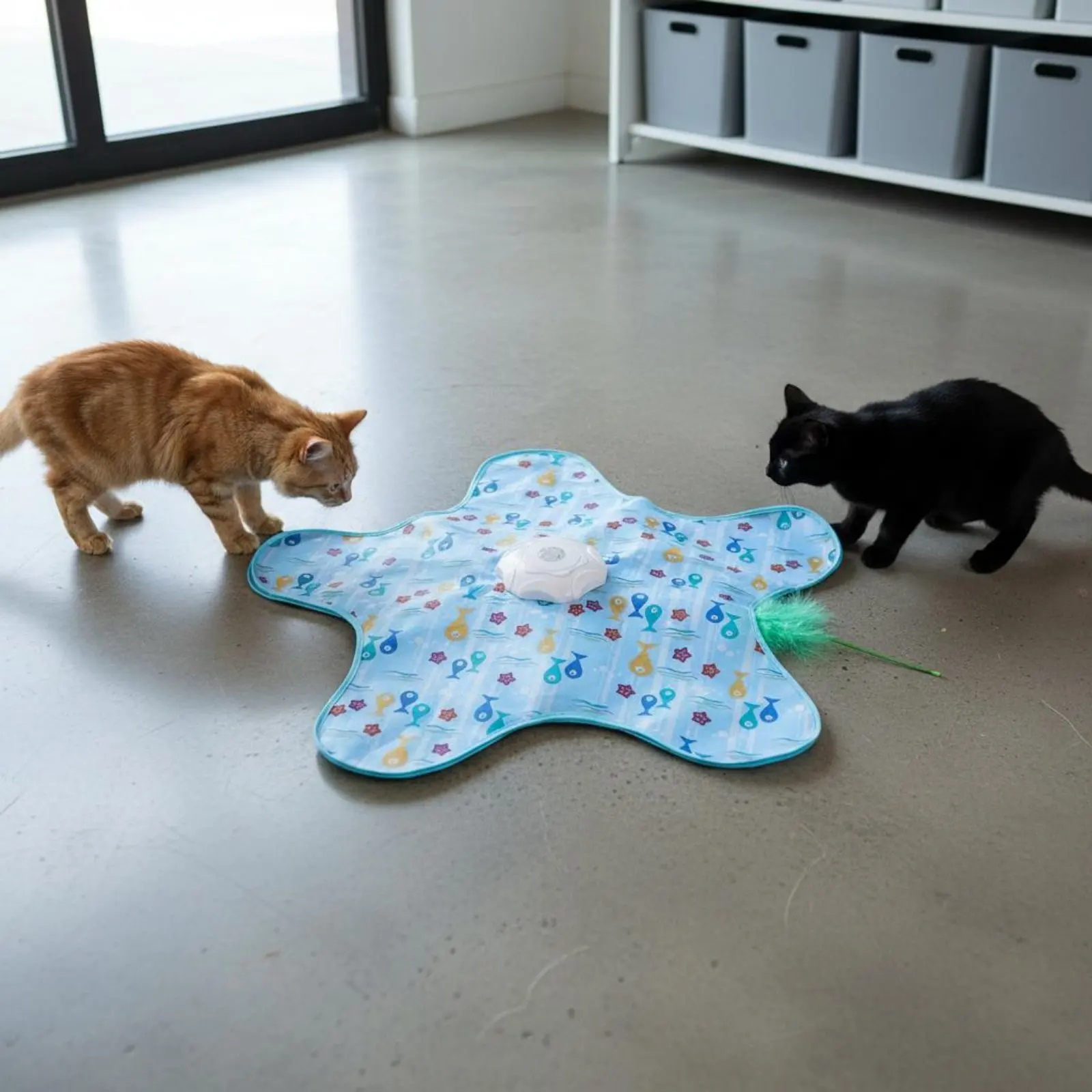Juguete automático interactivo para gatos – 3 velocidades y modo descanso - imagen 5