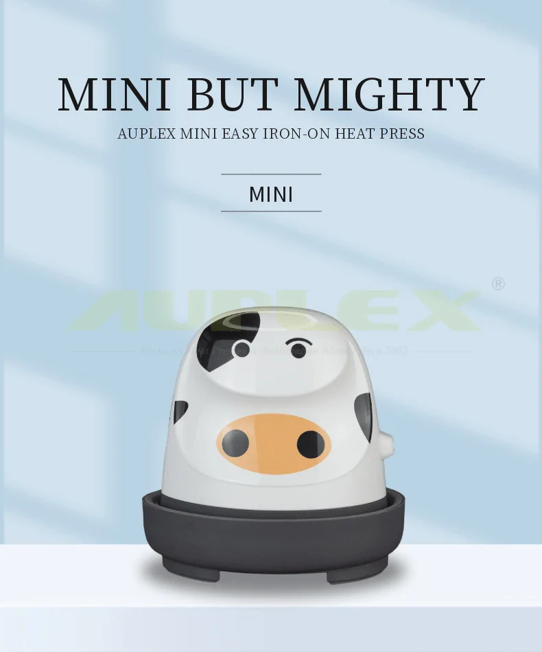 

Mini Heat Press Machine Small Size Fast Heating 3 Gear Control Auto Off Ceramic Plate Home DIY HTV Projects Portable Craft