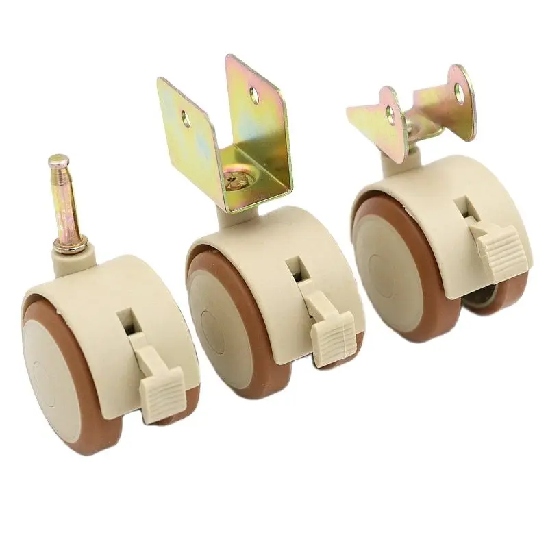 

Baby Bed Universal Casters Children With Brake Lever Splint Wheel Mute