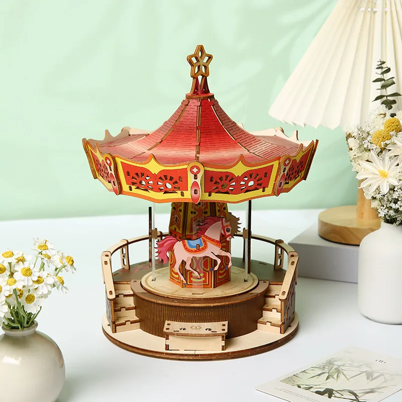 

Новая музыкальная карусель с цветными элементами, деревянная, развивающая игрушка для детей