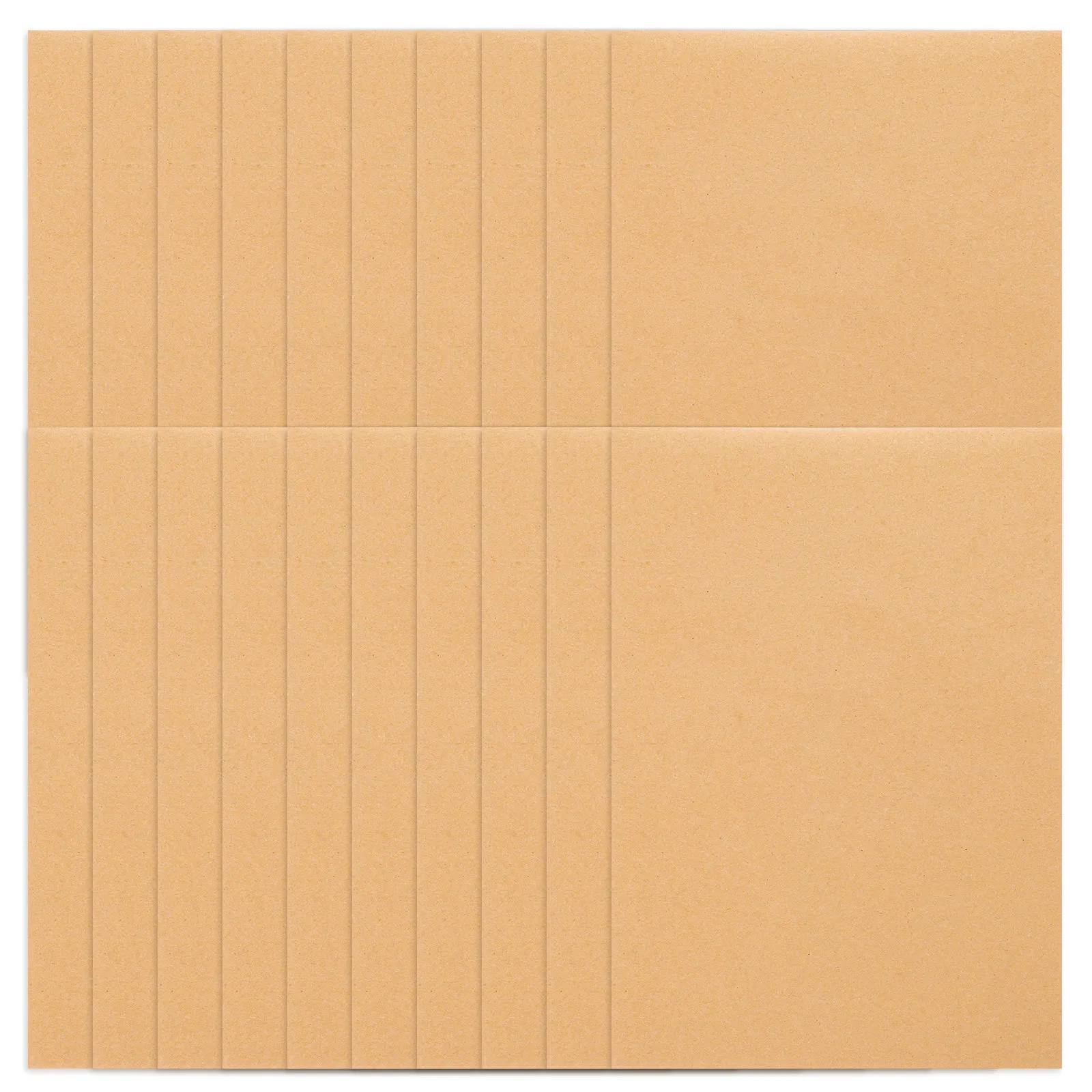 

50Pcs Paper Kraft Envelopes Classic Self Sealing Letter Storage Stationery Organization Bags for Coins Documents Message Cards