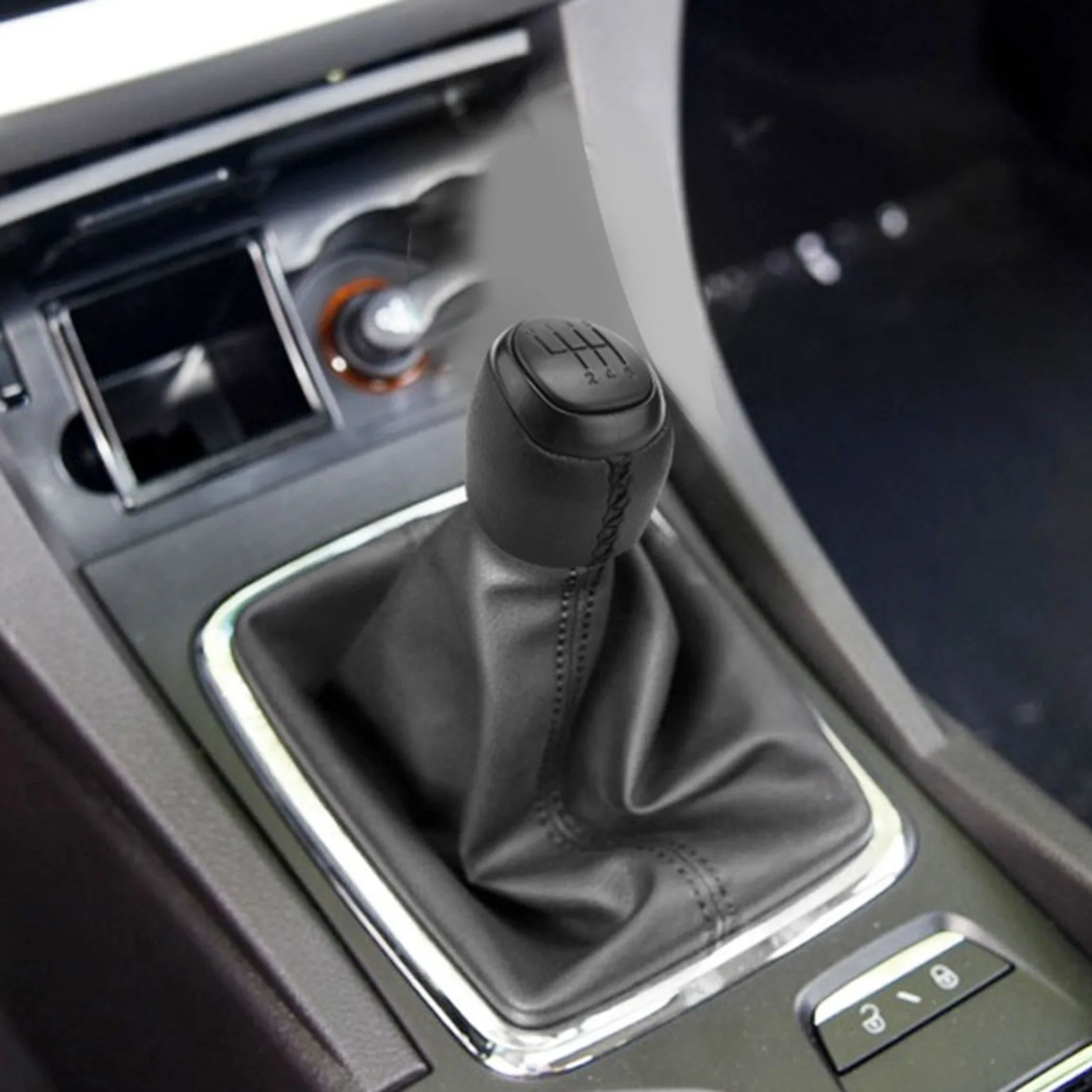 6 Speed Gear Shift Knob Gaiter Boot Cover for SAAB 93 9-3 SS 2003-2012 55566207 55353898