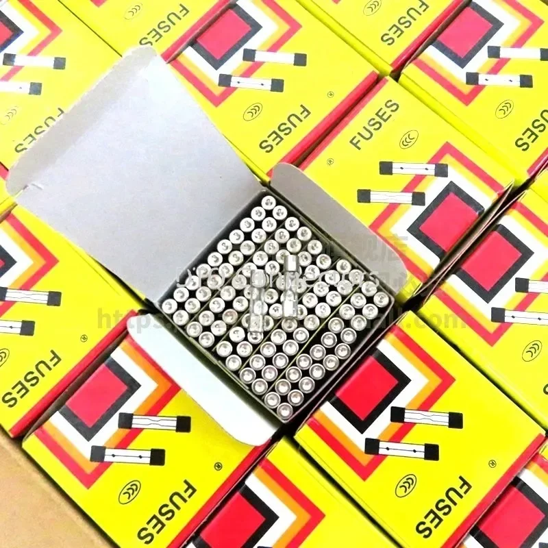 100pcs Glass Fuses Set 5*20mm 6*30mm Various Amp Ratings 0.1A-25A 250V - Assorted Electrical Circuit Breaker Fuses