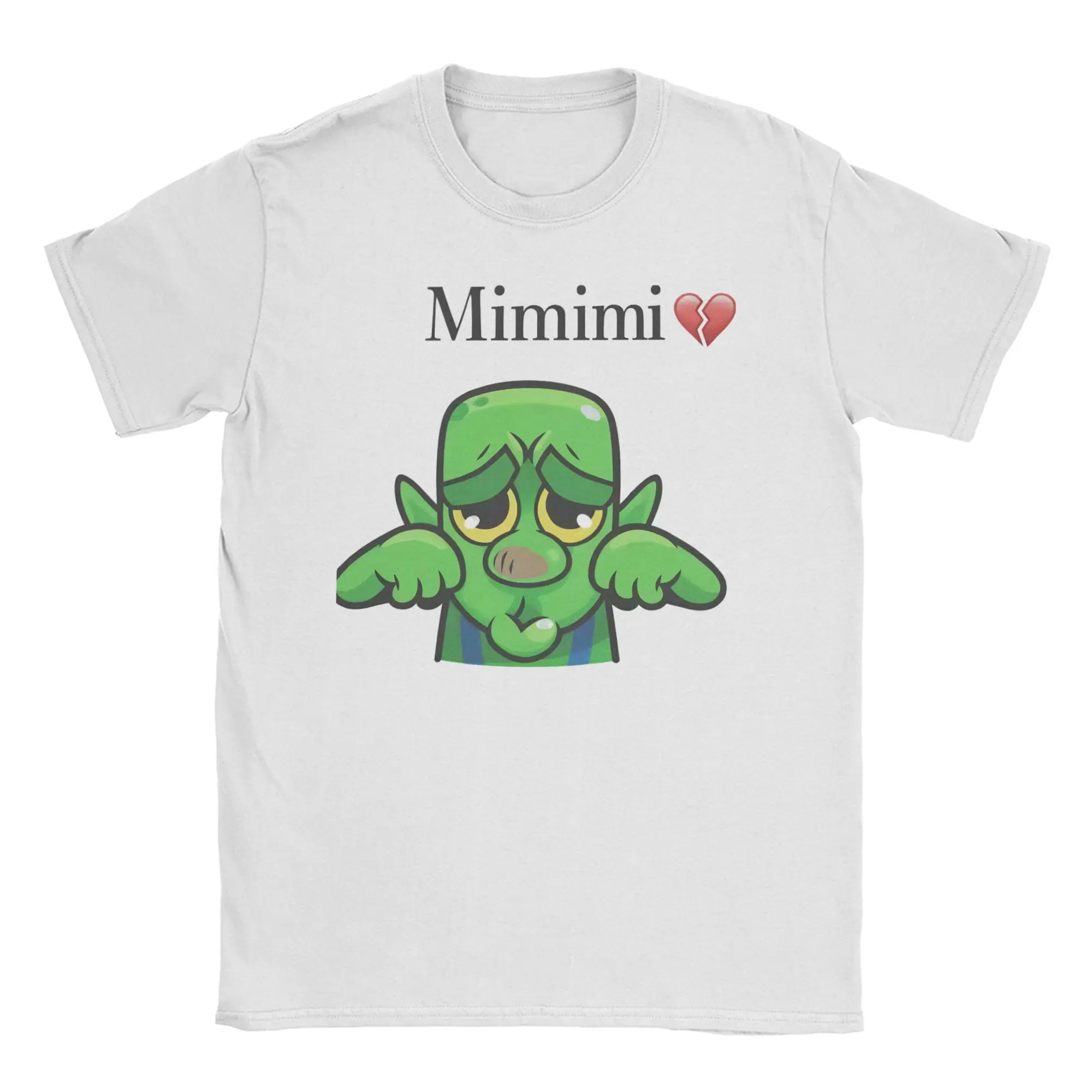 Mimimi Clashh Game Royaled Goblin Crying Men Women's T Shirts  Crazy Tees Short Sleeve T-Shirt 100% Cotton Plus Size Tops