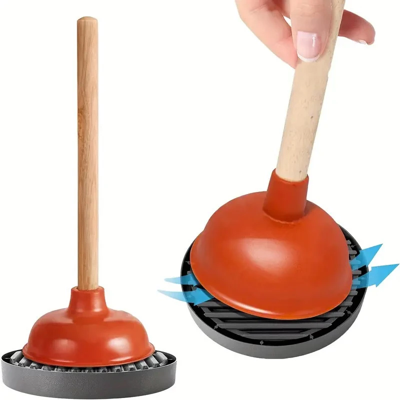 Soporte de émbolo para inodoro, bandeja de émbolo genérica, soporte de émbolo fácil de limpiar, estera de secado, bandeja de émbolo para inodoro