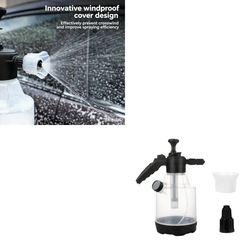 XA6H Large 3L Garden Sprays Bottle For Cleaning Solution And Car Maintenance Plastic Leak Resistant Foam Sprayer
