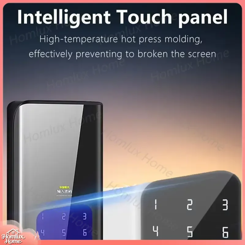 High Quality Smart Door Lock with Fingerprint Password Card WiFi Digital Waterproof Mortise Lock Tuya Smart Home Compatible